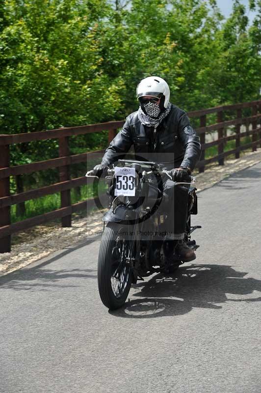 17th june 2012;event digital images;gaydon;heritage museum;peter wileman photography;vintage motorcycle club;vintage motorcycle run;vmcc banbury run