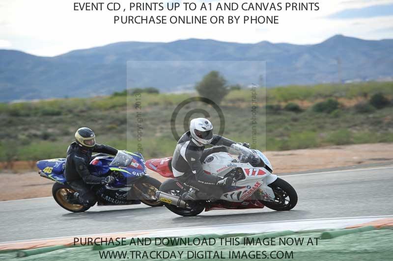 cartagena;jan 2013;motorbikes;no limits;peter wileman photography;spain;trackday;trackday digital images