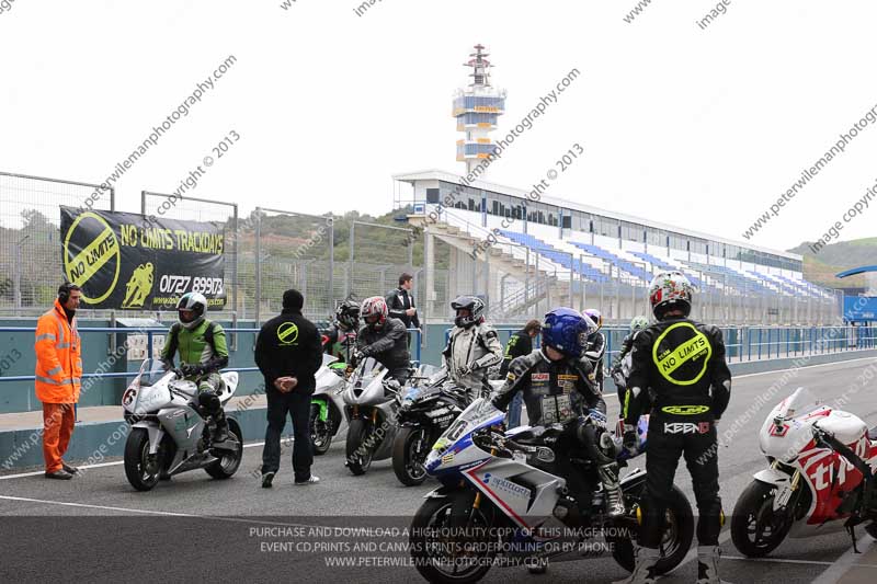 jerez;motorbikes;no limits;nov 2012;peter wileman photography;spain;trackday;trackday digital images
