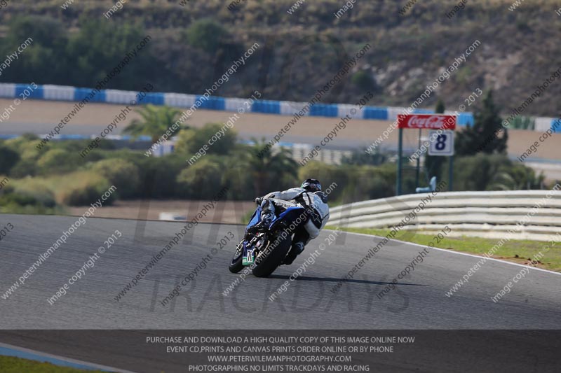 18 to 20th november 2013;Jerez;event digital images;motorbikes;no limits;peter wileman photography;trackday;trackday digital images