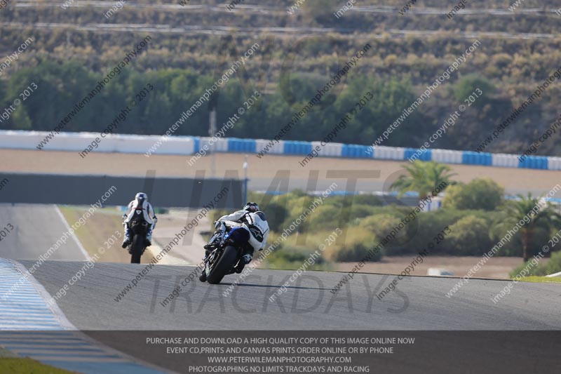 18 to 20th november 2013;Jerez;event digital images;motorbikes;no limits;peter wileman photography;trackday;trackday digital images