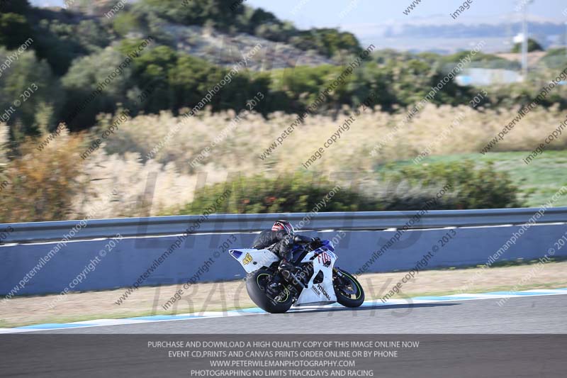 18 to 20th november 2013;Jerez;event digital images;motorbikes;no limits;peter wileman photography;trackday;trackday digital images