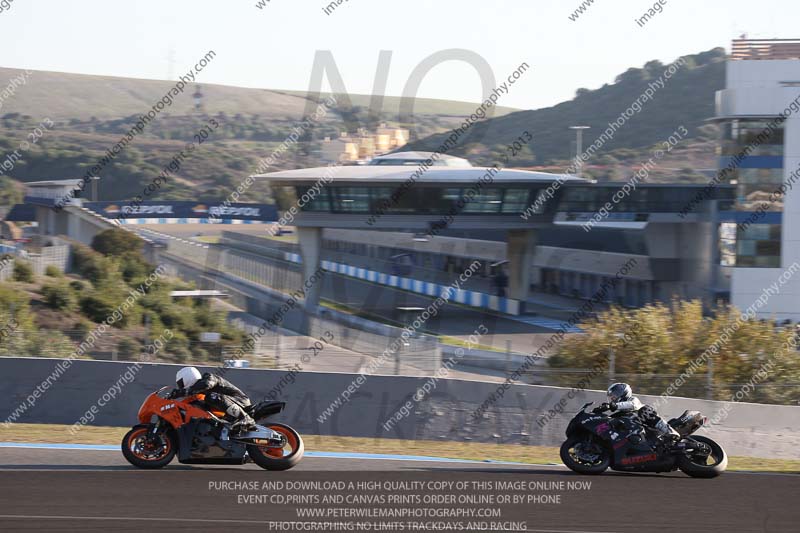 18 to 20th november 2013;Jerez;event digital images;motorbikes;no limits;peter wileman photography;trackday;trackday digital images