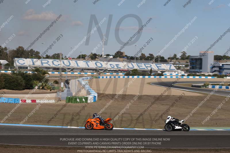 18 to 20th november 2013;Jerez;event digital images;motorbikes;no limits;peter wileman photography;trackday;trackday digital images