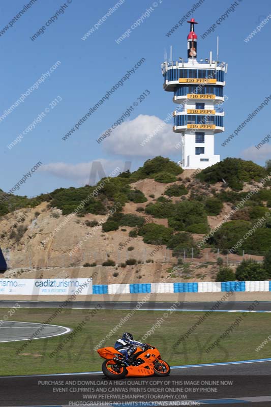 18 to 20th november 2013;Jerez;event digital images;motorbikes;no limits;peter wileman photography;trackday;trackday digital images