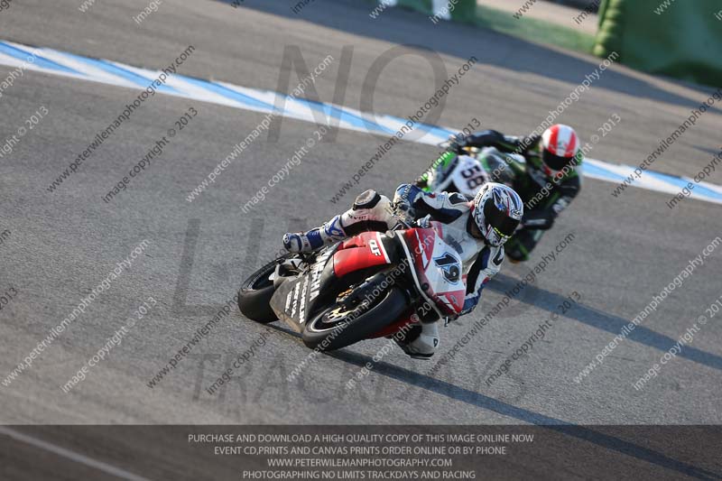 18 to 20th november 2013;Jerez;event digital images;motorbikes;no limits;peter wileman photography;trackday;trackday digital images