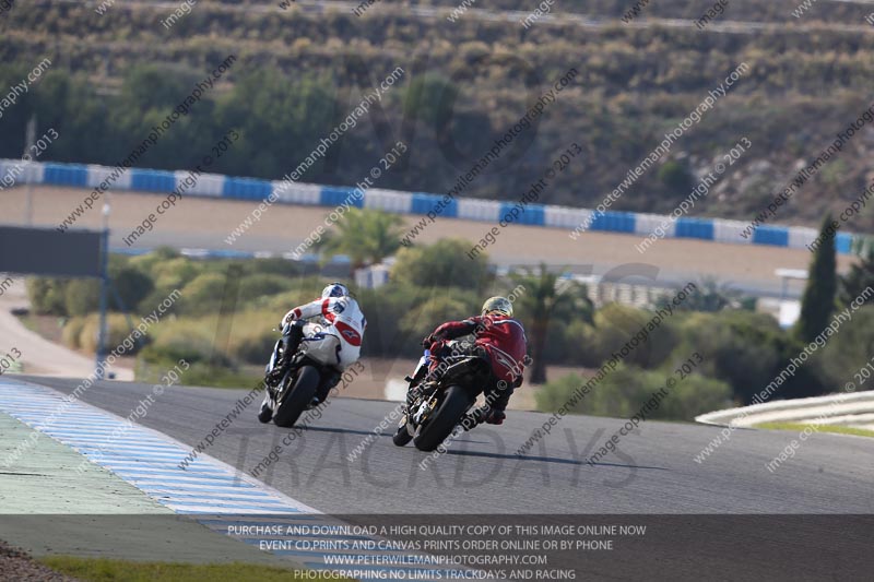 18 to 20th november 2013;Jerez;event digital images;motorbikes;no limits;peter wileman photography;trackday;trackday digital images