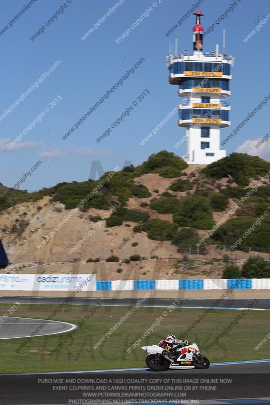 18 to 20th november 2013;Jerez;event digital images;motorbikes;no limits;peter wileman photography;trackday;trackday digital images