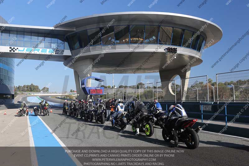18 to 20th november 2013;Jerez;event digital images;motorbikes;no limits;peter wileman photography;trackday;trackday digital images