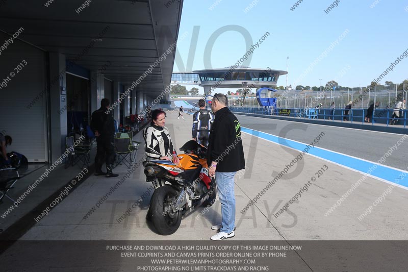 18 to 20th november 2013;Jerez;event digital images;motorbikes;no limits;peter wileman photography;trackday;trackday digital images