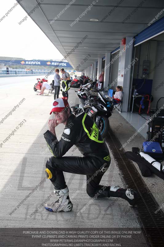 18 to 20th november 2013;Jerez;event digital images;motorbikes;no limits;peter wileman photography;trackday;trackday digital images