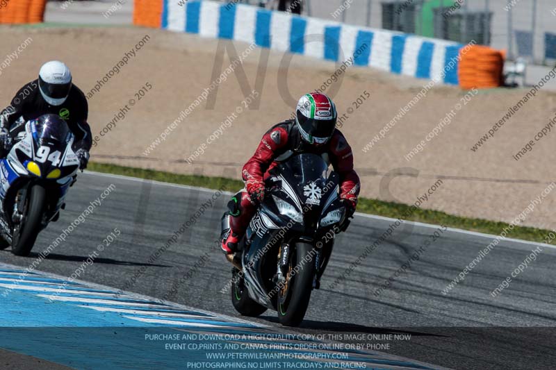 18 to 20th november 2013;28th to 30th march 2015;Jerez;event digital images;motorbikes;no limits;peter wileman photography;trackday;trackday digital images