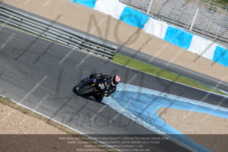 14 to 16th november 2015;Jerez;event digital images;motorbikes;no limits;peter wileman photography;trackday;trackday digital images