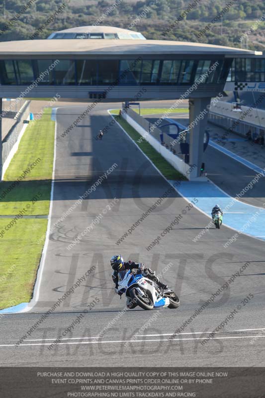 14 to 16th november 2015;Jerez;event digital images;motorbikes;no limits;peter wileman photography;trackday;trackday digital images