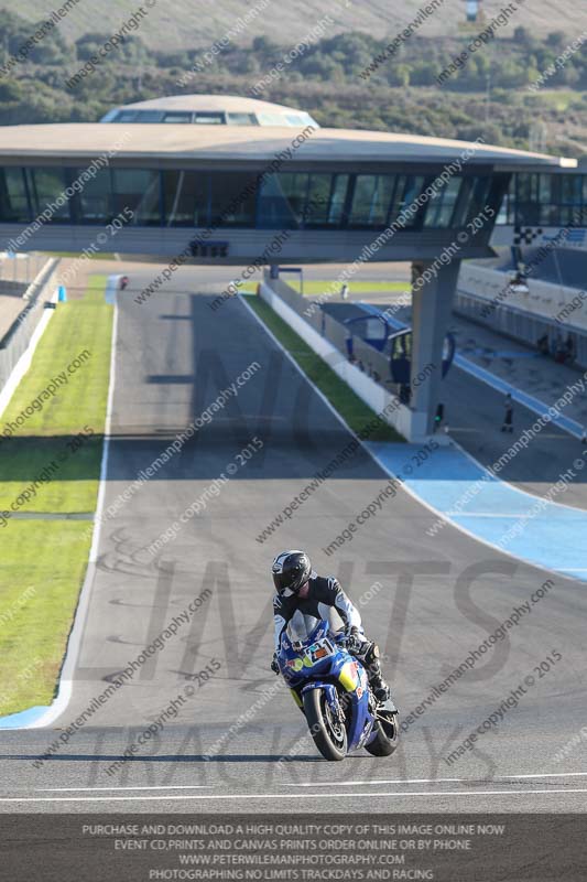 14 to 16th november 2015;Jerez;event digital images;motorbikes;no limits;peter wileman photography;trackday;trackday digital images