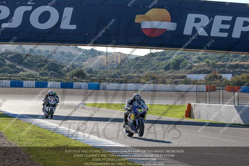 14 to 16th november 2015;Jerez;event digital images;motorbikes;no limits;peter wileman photography;trackday;trackday digital images