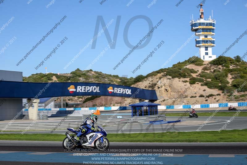 14 to 16th november 2015;Jerez;event digital images;motorbikes;no limits;peter wileman photography;trackday;trackday digital images
