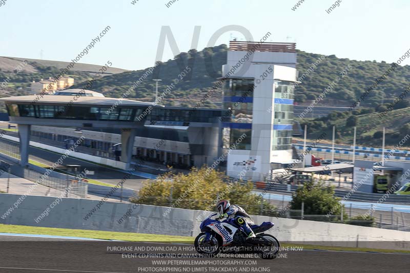 14 to 16th november 2015;Jerez;event digital images;motorbikes;no limits;peter wileman photography;trackday;trackday digital images