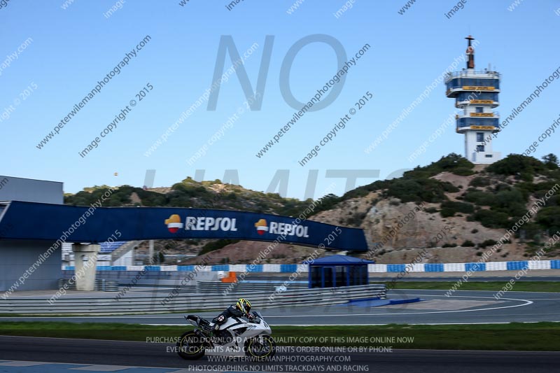 14 to 16th november 2015;Jerez;event digital images;motorbikes;no limits;peter wileman photography;trackday;trackday digital images