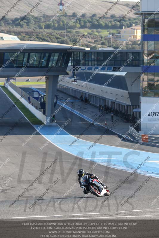 14 to 16th november 2015;Jerez;event digital images;motorbikes;no limits;peter wileman photography;trackday;trackday digital images