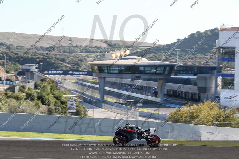 14 to 16th november 2015;Jerez;event digital images;motorbikes;no limits;peter wileman photography;trackday;trackday digital images