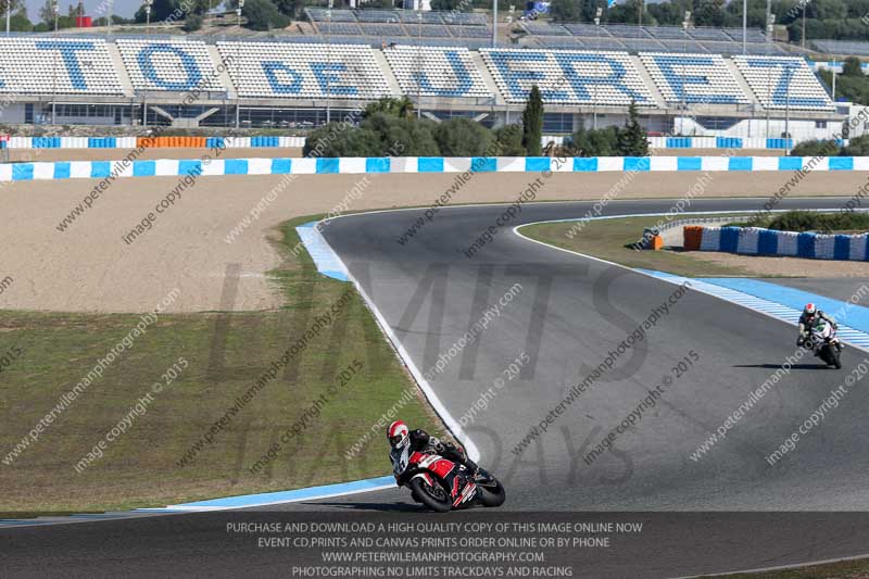 14 to 16th november 2015;Jerez;event digital images;motorbikes;no limits;peter wileman photography;trackday;trackday digital images