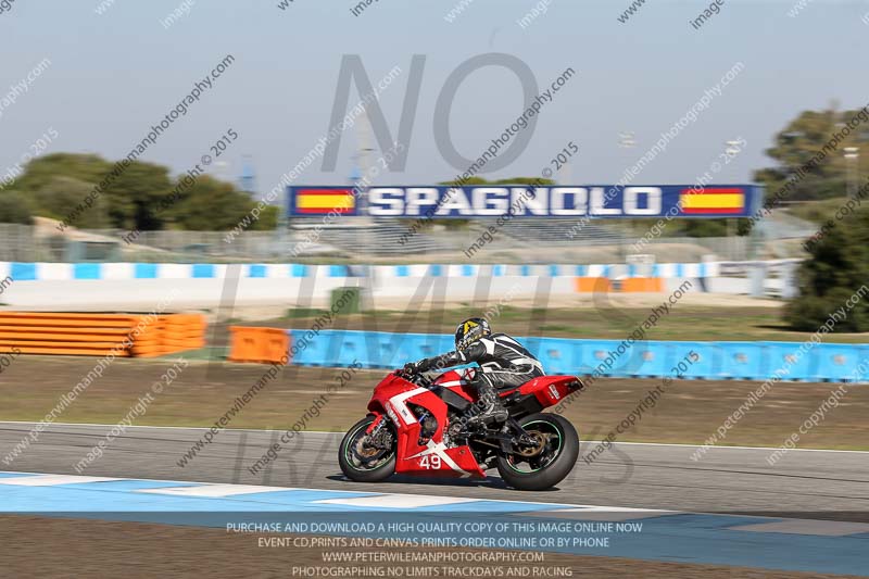 14 to 16th november 2015;Jerez;event digital images;motorbikes;no limits;peter wileman photography;trackday;trackday digital images