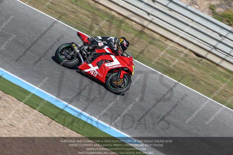 14 to 16th november 2015;Jerez;event digital images;motorbikes;no limits;peter wileman photography;trackday;trackday digital images