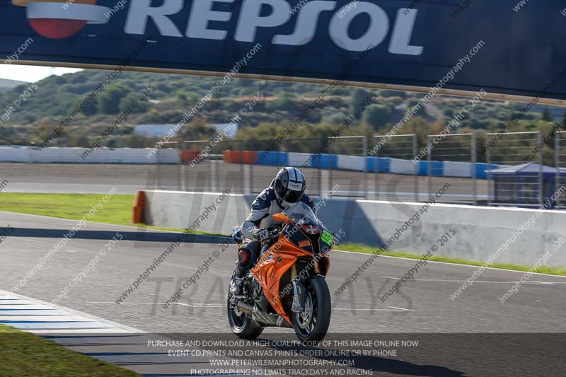 14 to 16th november 2015;Jerez;event digital images;motorbikes;no limits;peter wileman photography;trackday;trackday digital images