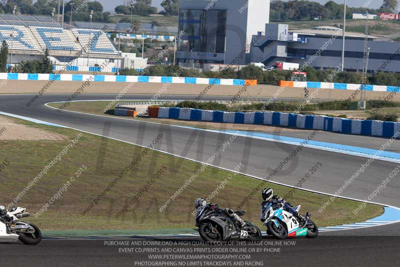 14 to 16th november 2015;Jerez;event digital images;motorbikes;no limits;peter wileman photography;trackday;trackday digital images