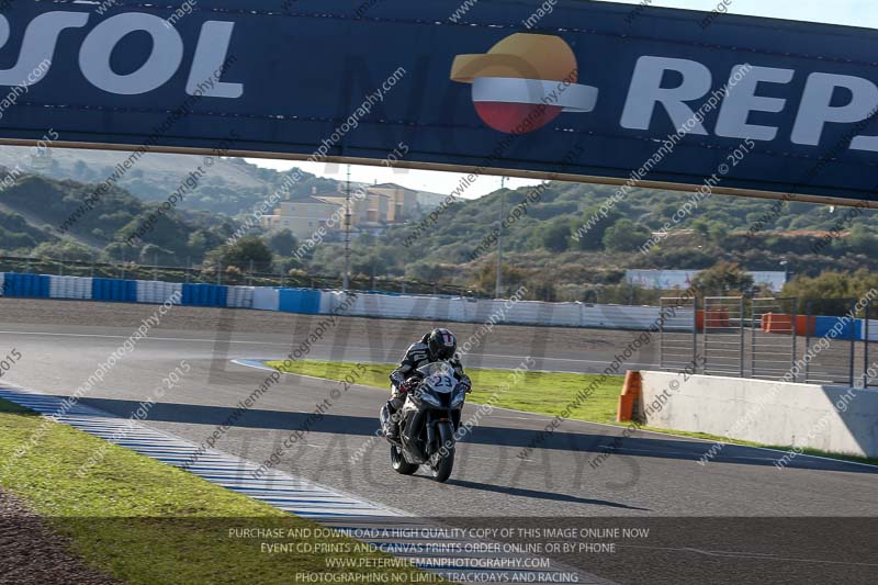 14 to 16th november 2015;Jerez;event digital images;motorbikes;no limits;peter wileman photography;trackday;trackday digital images