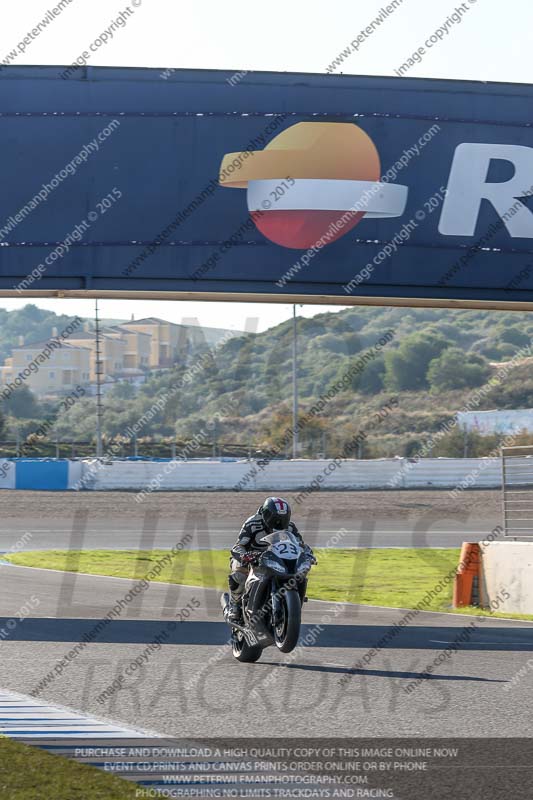 14 to 16th november 2015;Jerez;event digital images;motorbikes;no limits;peter wileman photography;trackday;trackday digital images