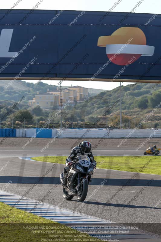 14 to 16th november 2015;Jerez;event digital images;motorbikes;no limits;peter wileman photography;trackday;trackday digital images