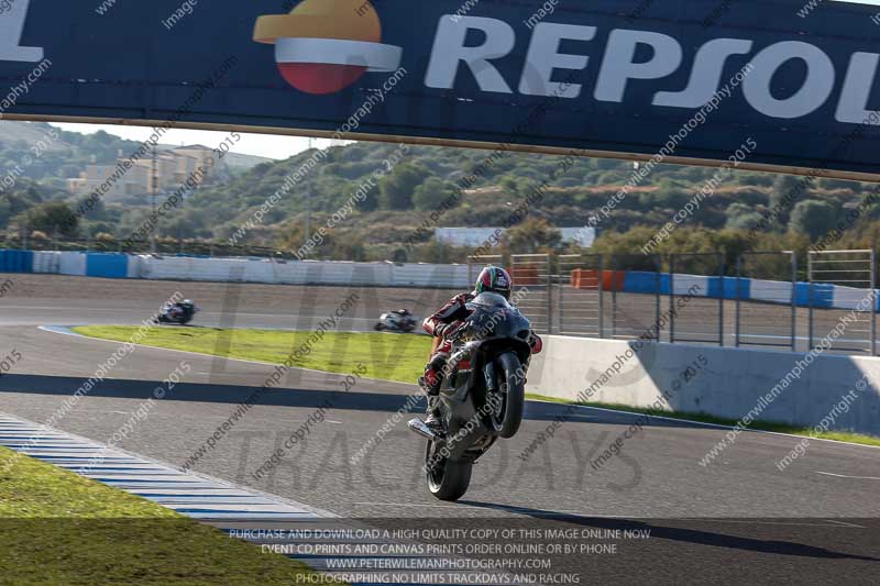 14 to 16th november 2015;Jerez;event digital images;motorbikes;no limits;peter wileman photography;trackday;trackday digital images