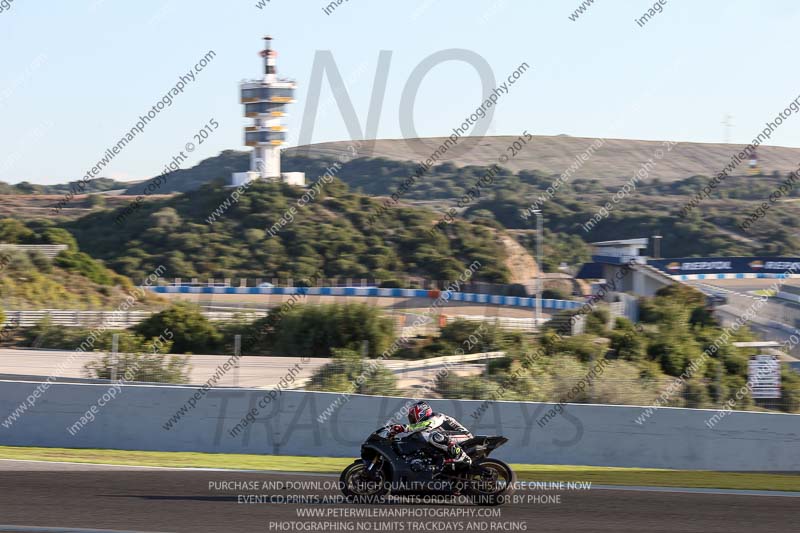 14 to 16th november 2015;Jerez;event digital images;motorbikes;no limits;peter wileman photography;trackday;trackday digital images