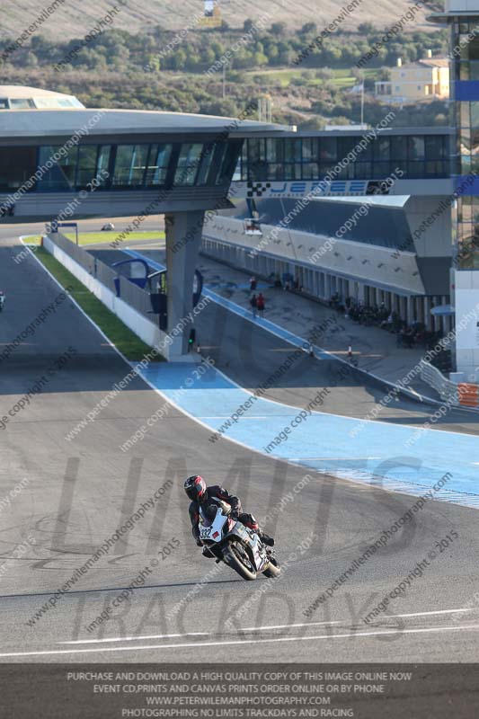 14 to 16th november 2015;Jerez;event digital images;motorbikes;no limits;peter wileman photography;trackday;trackday digital images