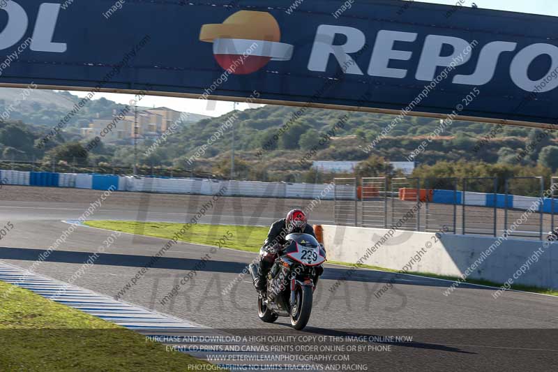 14 to 16th november 2015;Jerez;event digital images;motorbikes;no limits;peter wileman photography;trackday;trackday digital images