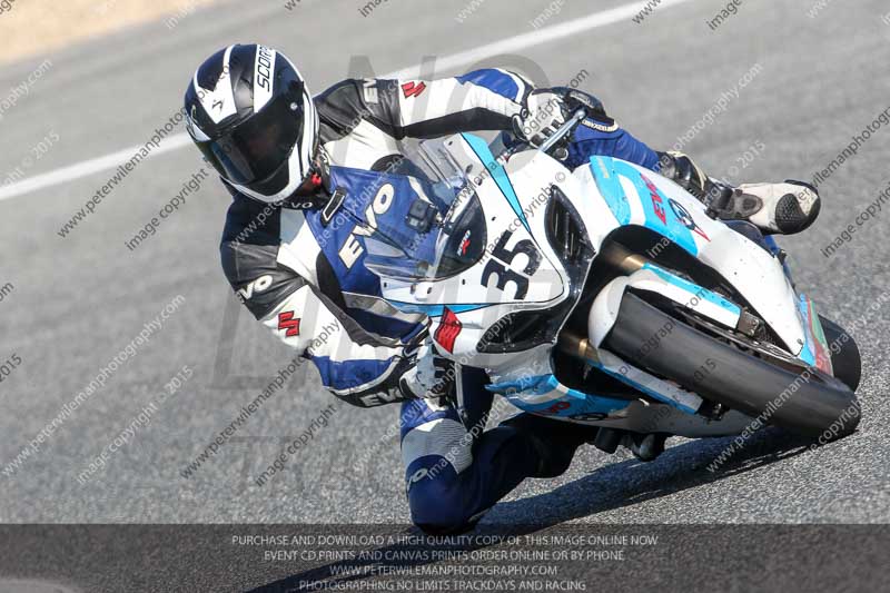 14 to 16th november 2015;Jerez;event digital images;motorbikes;no limits;peter wileman photography;trackday;trackday digital images