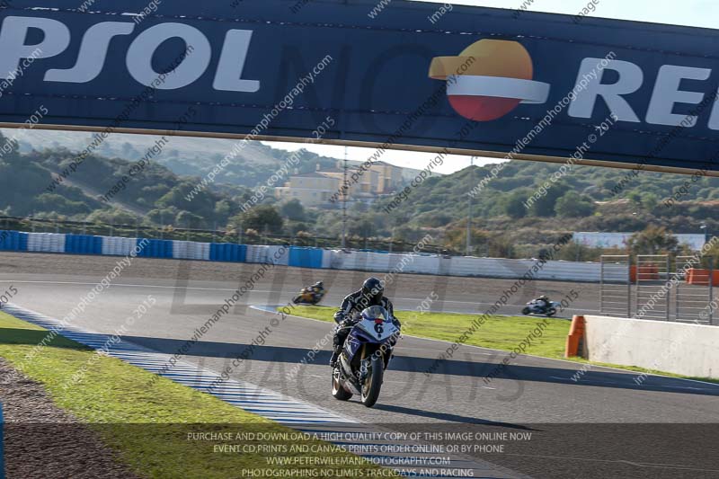 14 to 16th november 2015;Jerez;event digital images;motorbikes;no limits;peter wileman photography;trackday;trackday digital images