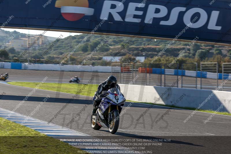 14 to 16th november 2015;Jerez;event digital images;motorbikes;no limits;peter wileman photography;trackday;trackday digital images