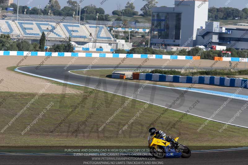 14 to 16th november 2015;Jerez;event digital images;motorbikes;no limits;peter wileman photography;trackday;trackday digital images