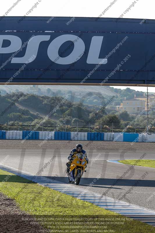 14 to 16th november 2015;Jerez;event digital images;motorbikes;no limits;peter wileman photography;trackday;trackday digital images