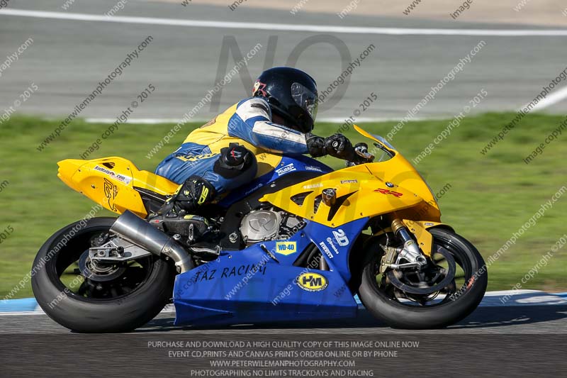 14 to 16th november 2015;Jerez;event digital images;motorbikes;no limits;peter wileman photography;trackday;trackday digital images