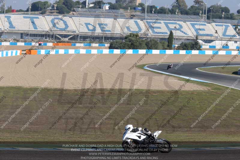 14 to 16th november 2015;Jerez;event digital images;motorbikes;no limits;peter wileman photography;trackday;trackday digital images