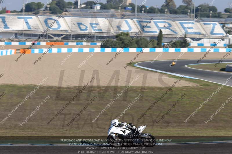 14 to 16th november 2015;Jerez;event digital images;motorbikes;no limits;peter wileman photography;trackday;trackday digital images