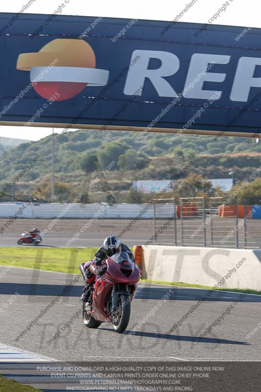 14 to 16th november 2015;Jerez;event digital images;motorbikes;no limits;peter wileman photography;trackday;trackday digital images