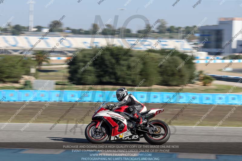 14 to 16th november 2015;Jerez;event digital images;motorbikes;no limits;peter wileman photography;trackday;trackday digital images