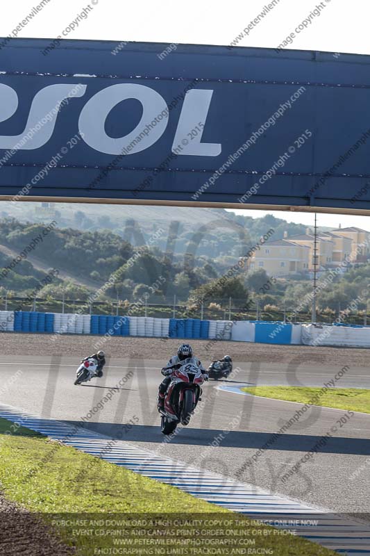 14 to 16th november 2015;Jerez;event digital images;motorbikes;no limits;peter wileman photography;trackday;trackday digital images