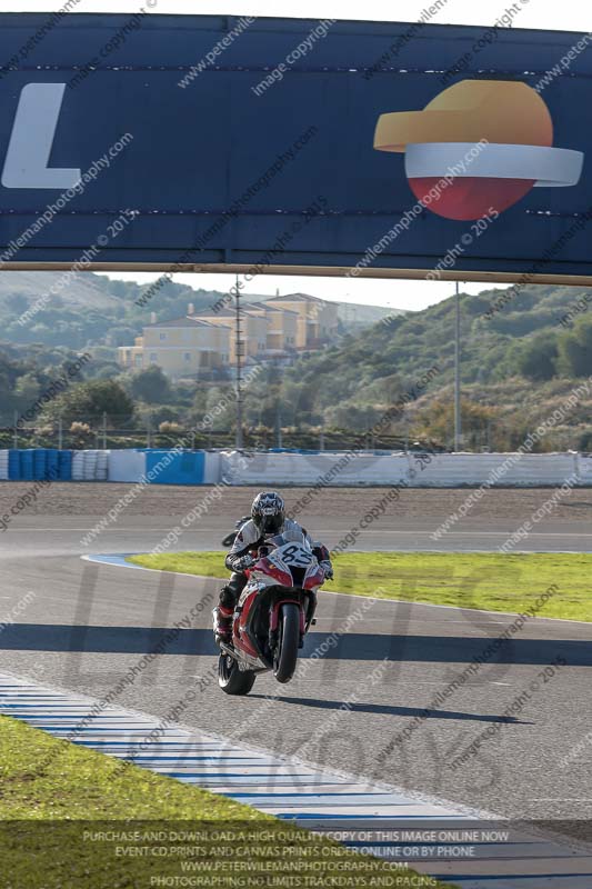 14 to 16th november 2015;Jerez;event digital images;motorbikes;no limits;peter wileman photography;trackday;trackday digital images