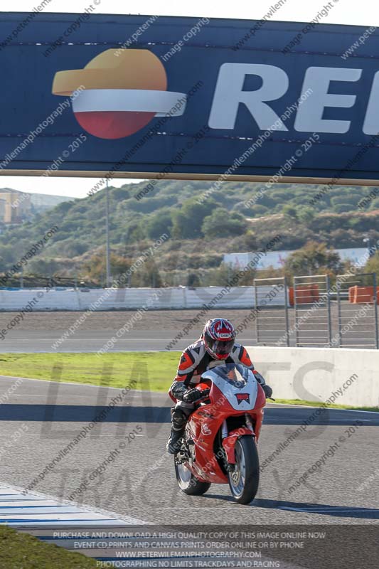 14 to 16th november 2015;Jerez;event digital images;motorbikes;no limits;peter wileman photography;trackday;trackday digital images